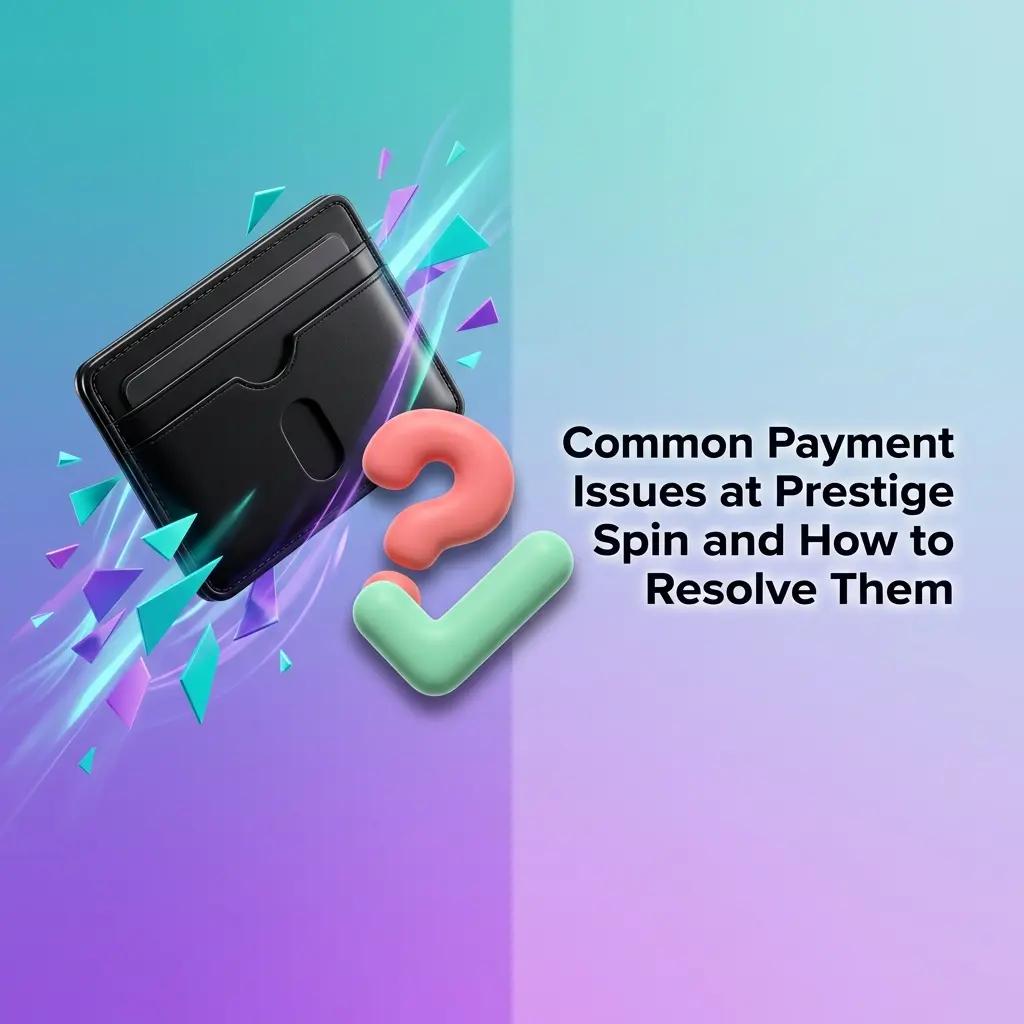 Prestige Spin payment issues guide showing deposit declines, withdrawal delays, KYC verification and USDT wallet tips