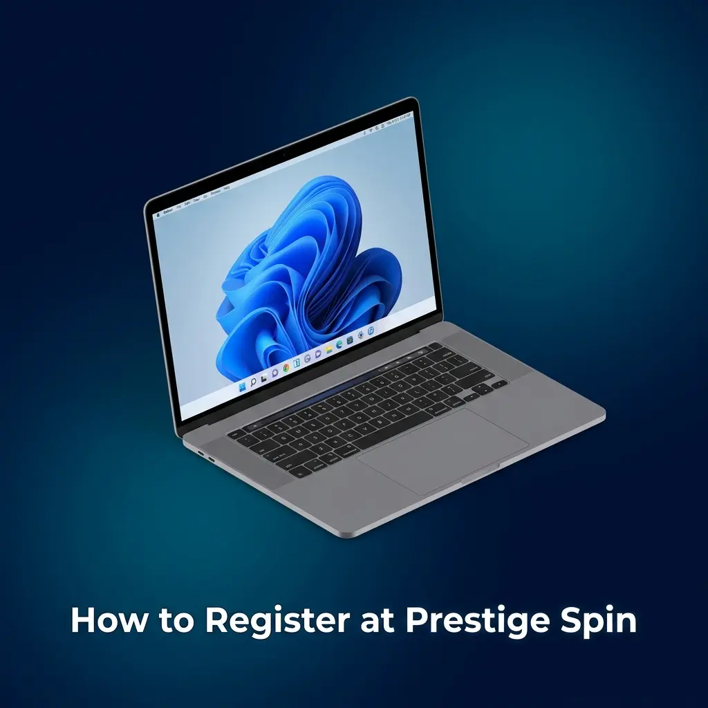 Prestige Spin registration form on official website showing sign-up steps for sports betting and casino account