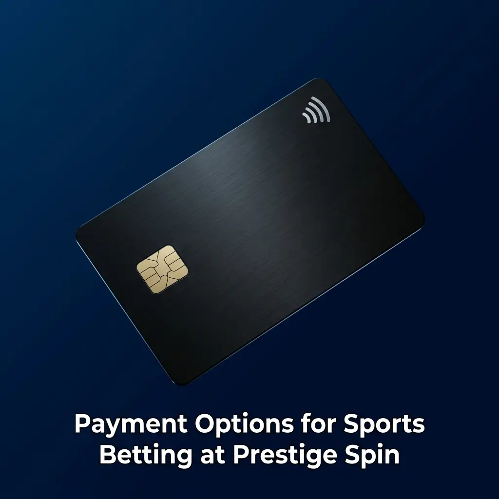 Visa, Mastercard, and USDT payment options for secure sports betting deposits and withdrawals at Prestige Spin