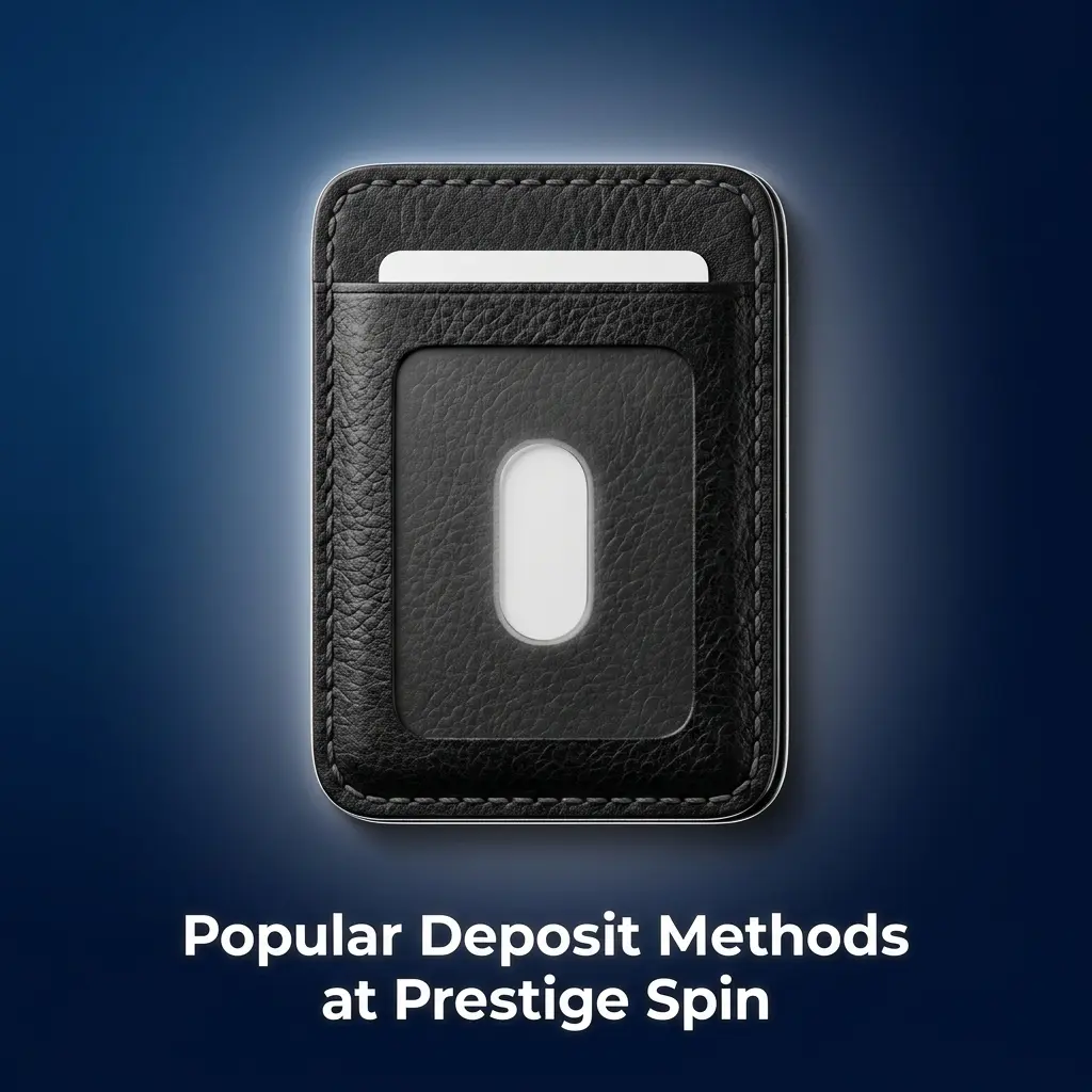 Prestige Spin deposit methods including Visa, Mastercard, and USDT ERC20 for UK players at the cashier