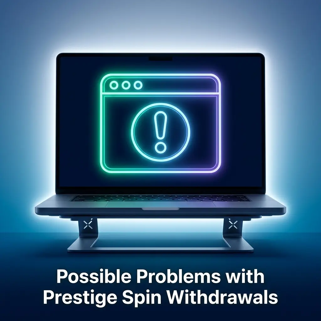 Prestige Spin withdrawal issues including KYC, wagering requirements, payment details, and account security reviews