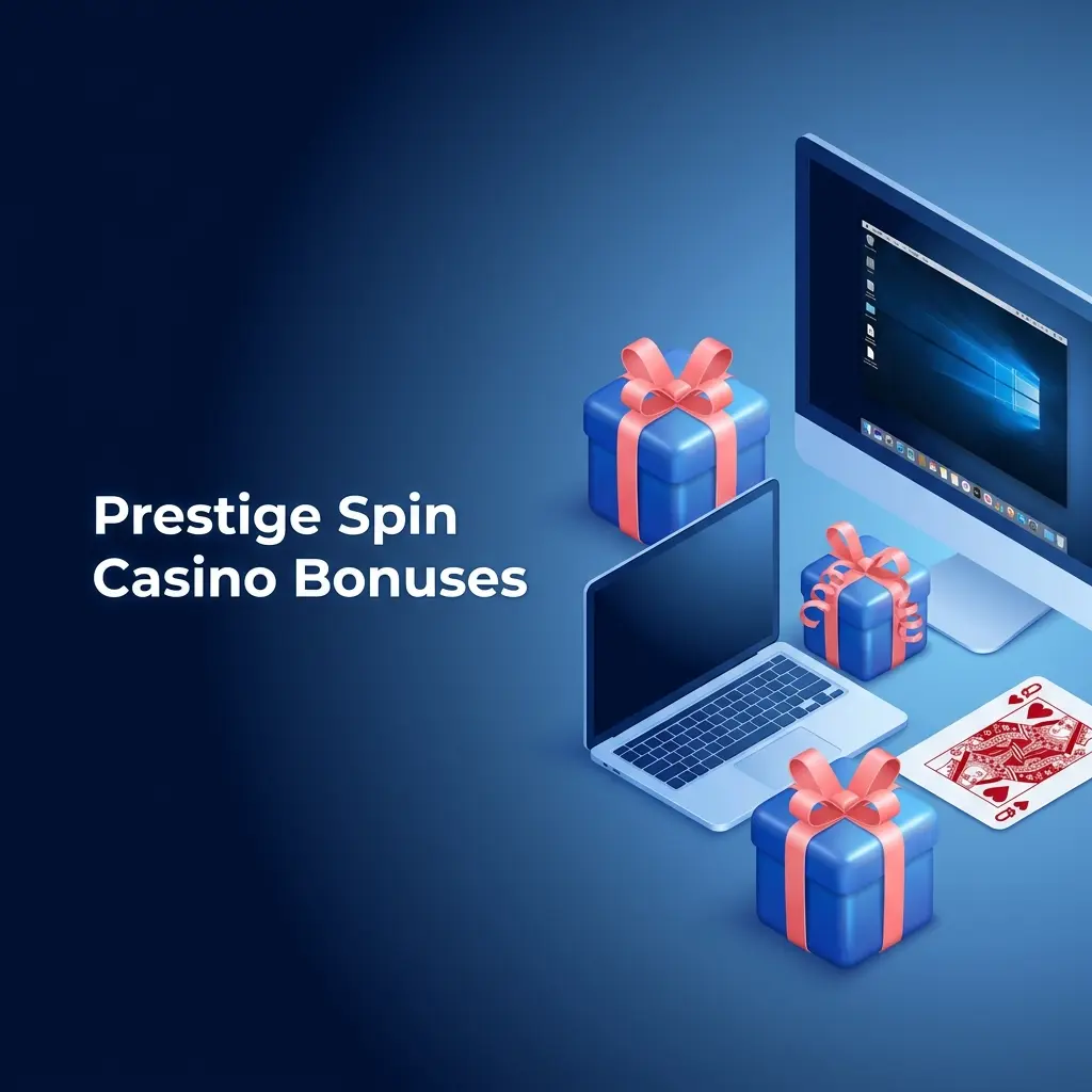 Prestige Spin Casino bonuses for UK players including reload, live casino, cashback, and free spins promotions