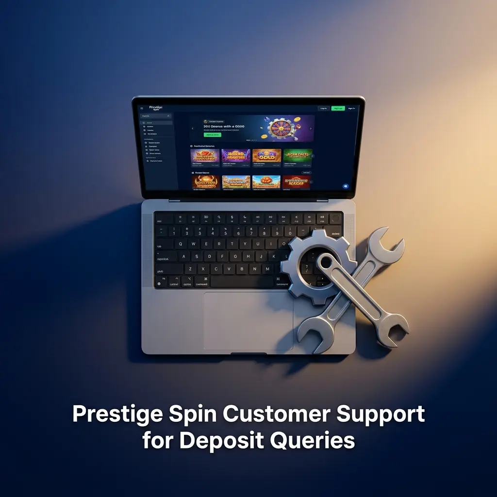 Prestige Spin customer support channels for deposit queries including live chat, email, and help centre options