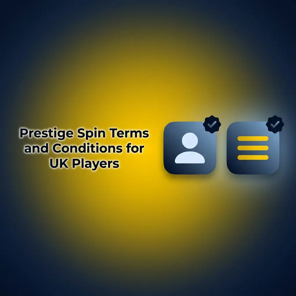 Prestige Spin terms and conditions for UK players covering age verification, KYC, bonus wagering and account rules