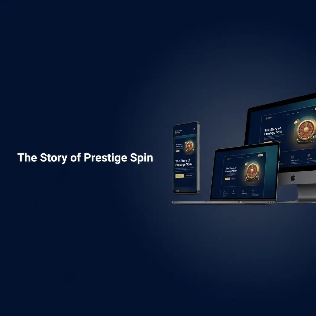 Prestige Spin online gambling platform logo representing a licensed UK casino and sports betting brand with transparent bonus offers