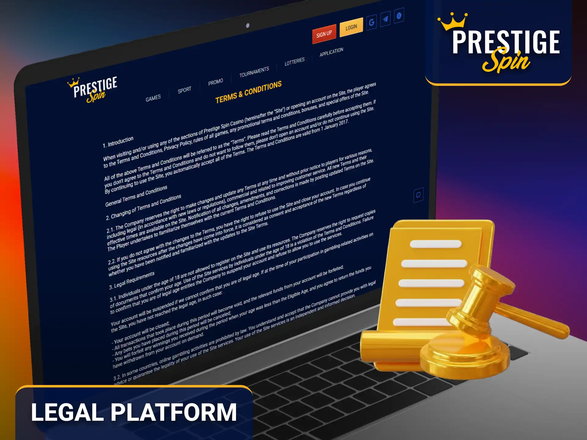 Check whether Prestige Spin operates legally for players in the United Kingdom.