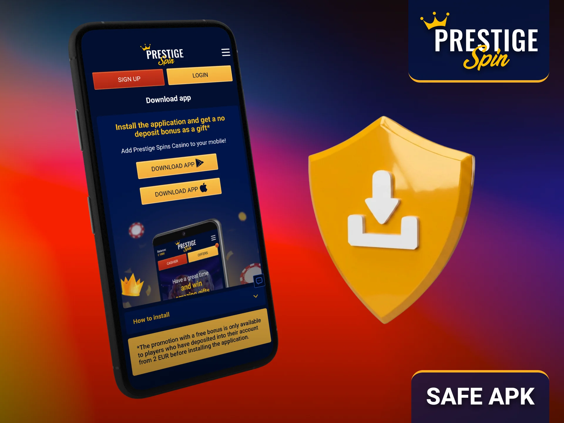 Download the Prestige Spin APK application safely from official sources.
