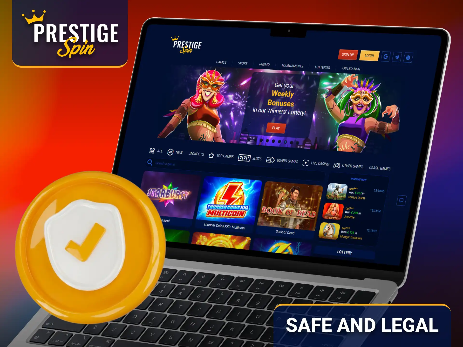 Learn about the legal status of Prestige Spin in the United Kingdom.