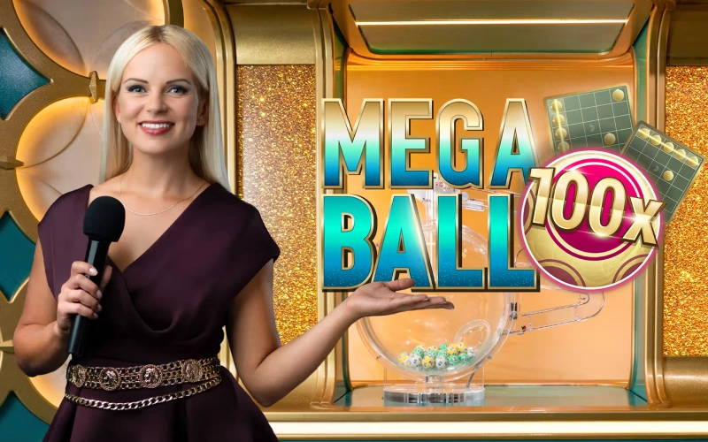 Experience Mega Ball entertainment at the Prestige Spin live casino.