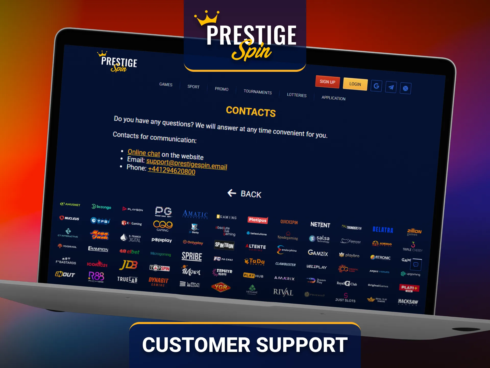 Contact Prestige Spin customer support for assistance with withdrawal issues.